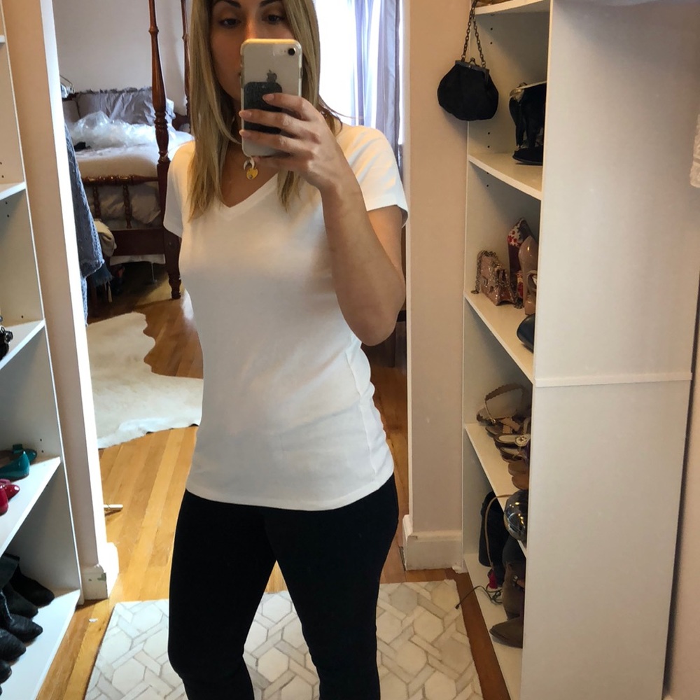 White tee